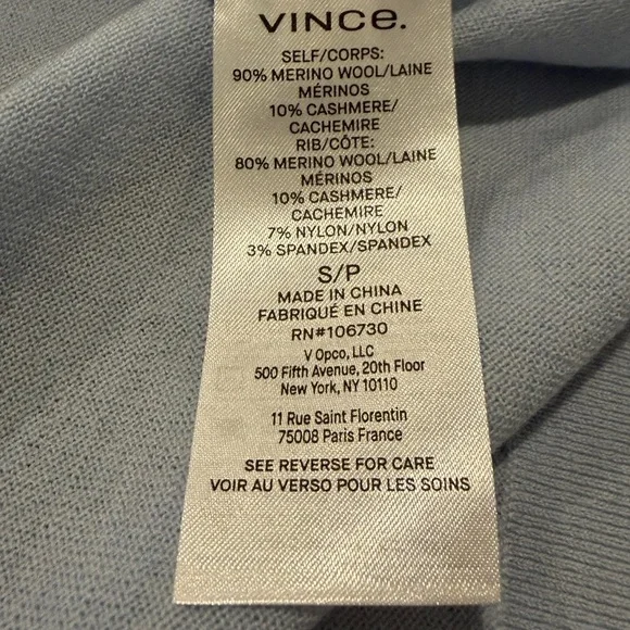 Vince Men's Featherweight Wool-Cashmere Short-Sleeve Crewneck Sweater - Picture 5 of 7